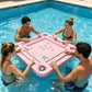 TheClouds Floating Mahjong Table for Pool, 31.5" x 31.5" Waterproof Mahjong Table, Floating Mahjong Board & Game Tray for Hot Tub, Outdoor Party, Card