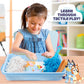 Official Bluey Seek & Find Sensory Bin, Ready-to-Use Sensory Toys, Sensory Bin for Kids with Lid, Play Sand, Scoops & Tongs, Exclusive Toys