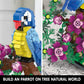 TG BLOCKS Micro Brick Flower Parrot Toy Building Sets, Home Decor and Office Art Creative Gift, DIY Plant Model for Adults, for Teens Ages 8+ Kids