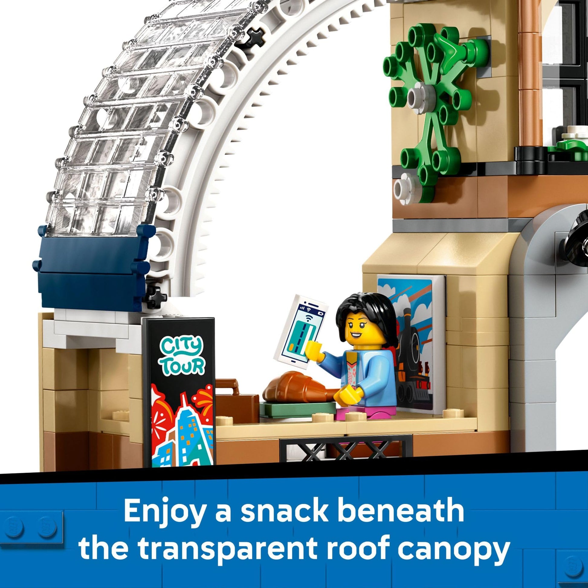 LEGO City Central Train Station Building Toy - Multi-Level Pretend Play Set for Boys & Girls, Ages 7+ - Building Blocks for Kids - Gift Idea
