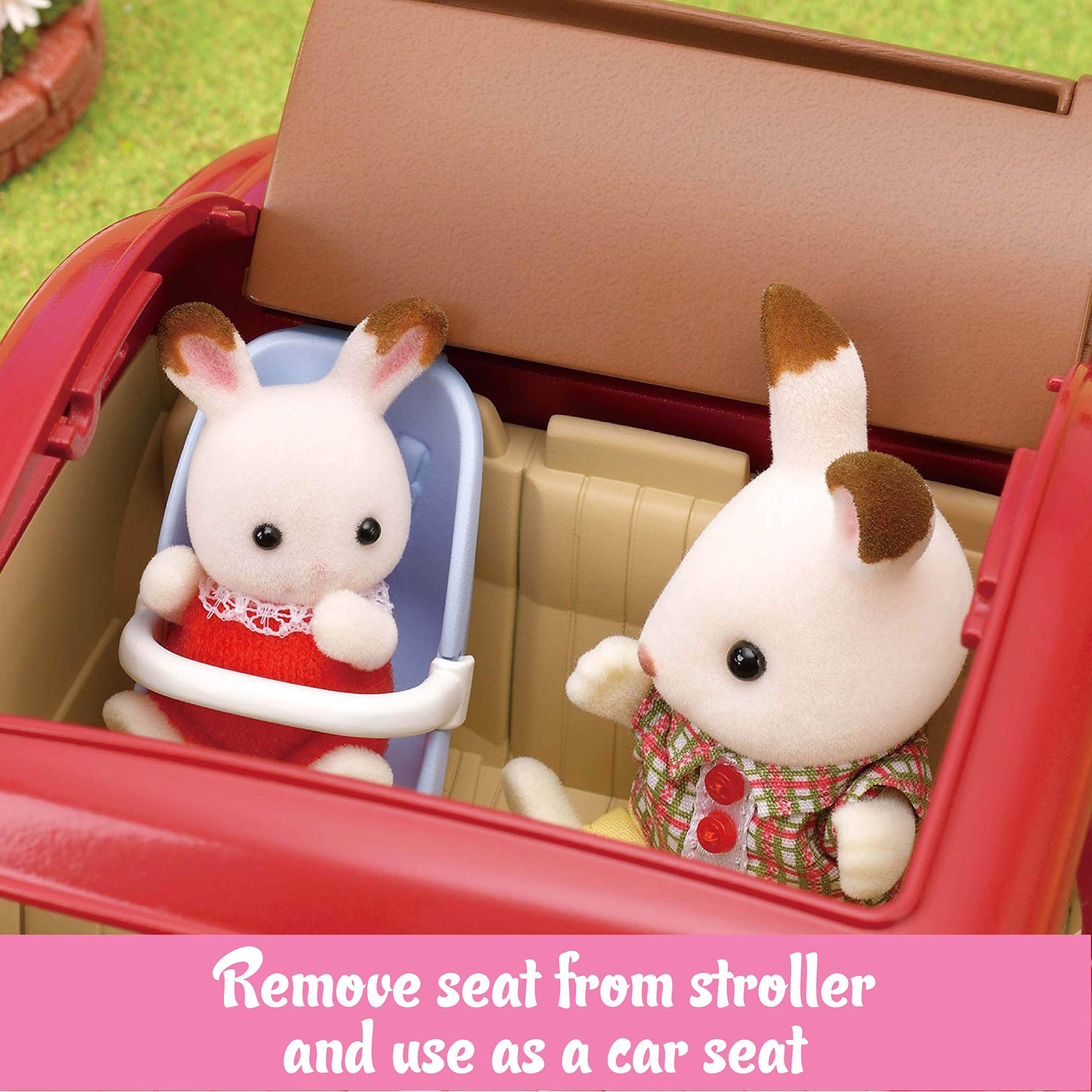 Calico Critters - Family Cruising Car - Family Vehicles - Kids Pretend Play Toy, Miniature Vehicle & Accessories Set, Ages 3+