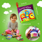 BabyBibi Soft Cloth Books for Babies (Set of 6): Crinkle Touch & Feel Sensory Books for Newborns 0-12 Months, Non-Toxic Washable Baby Books, Tummy