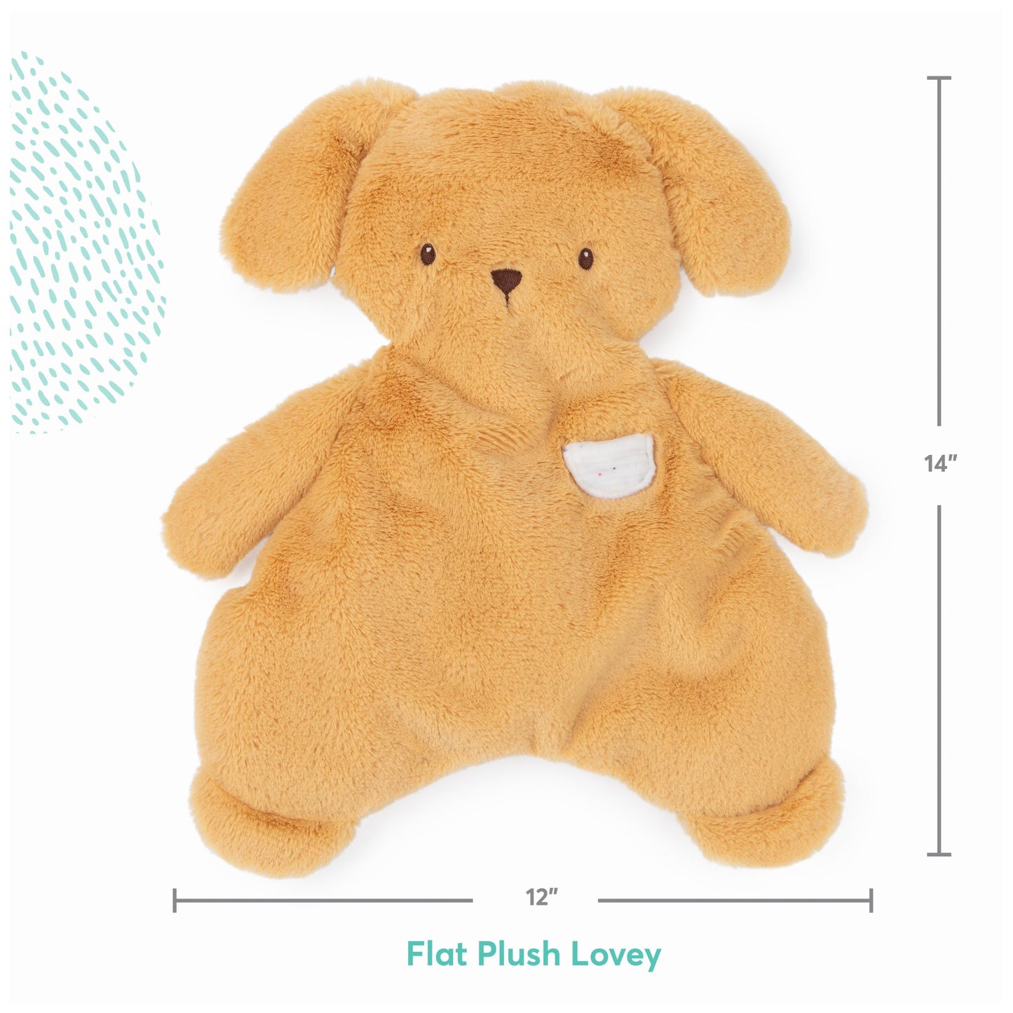 GUND Baby Oh So Snuggly Puppy Lovey, Premium Soft Plush Blanket for Babies and Newborns, Butterscotch Yellow