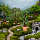Green Cute Dollhouse Flower Bonsai 1:12 Mini Dollhouse Miniature Green Plant in Pot Micro Landscape DIY Craft Garden