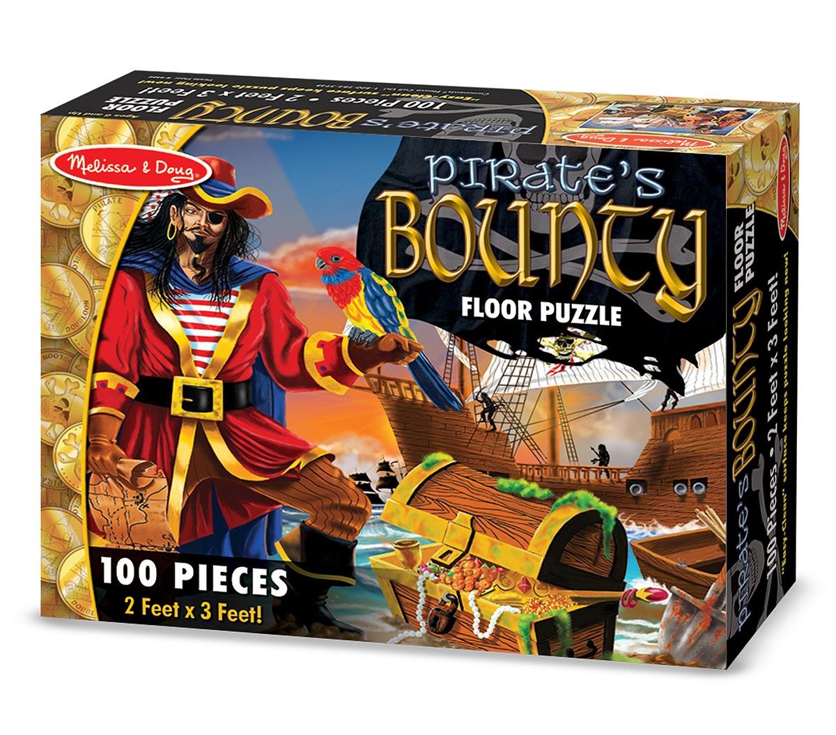 Melissa & Doug Pirate's Bounty Floor - 100 Piece