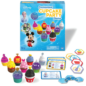 Wonder Forge Disney Enchanted Cupcake Party Game - Engaging Matching Game for Kids Ages 3 & Up | Featuring Beloved Disney Characters | Great for Skill