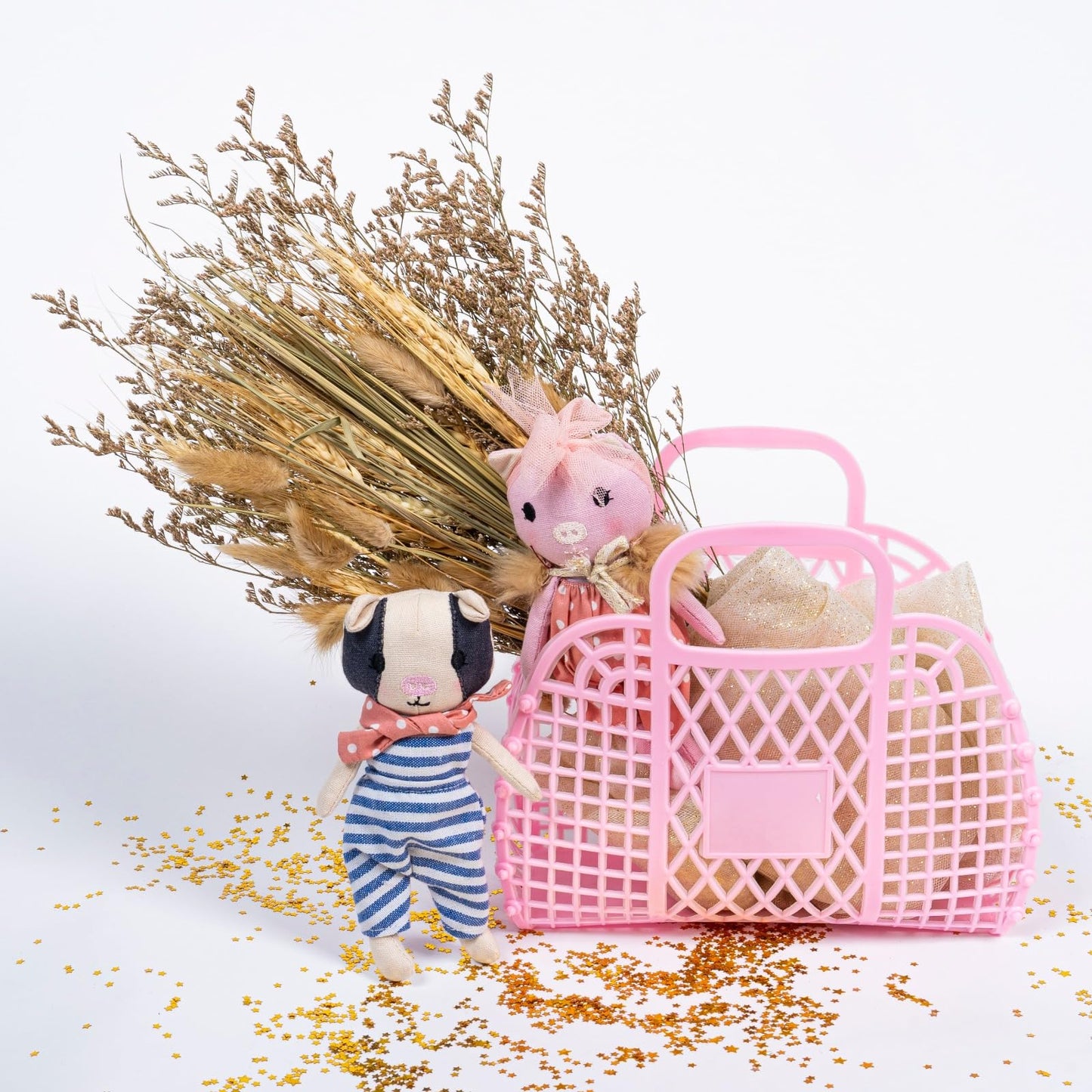 LEVLOVS Mouse in a Box Birthday Mouse Baby Mice in a Cheese Box Baby Registry Gift Birthday Gift Designer Doll