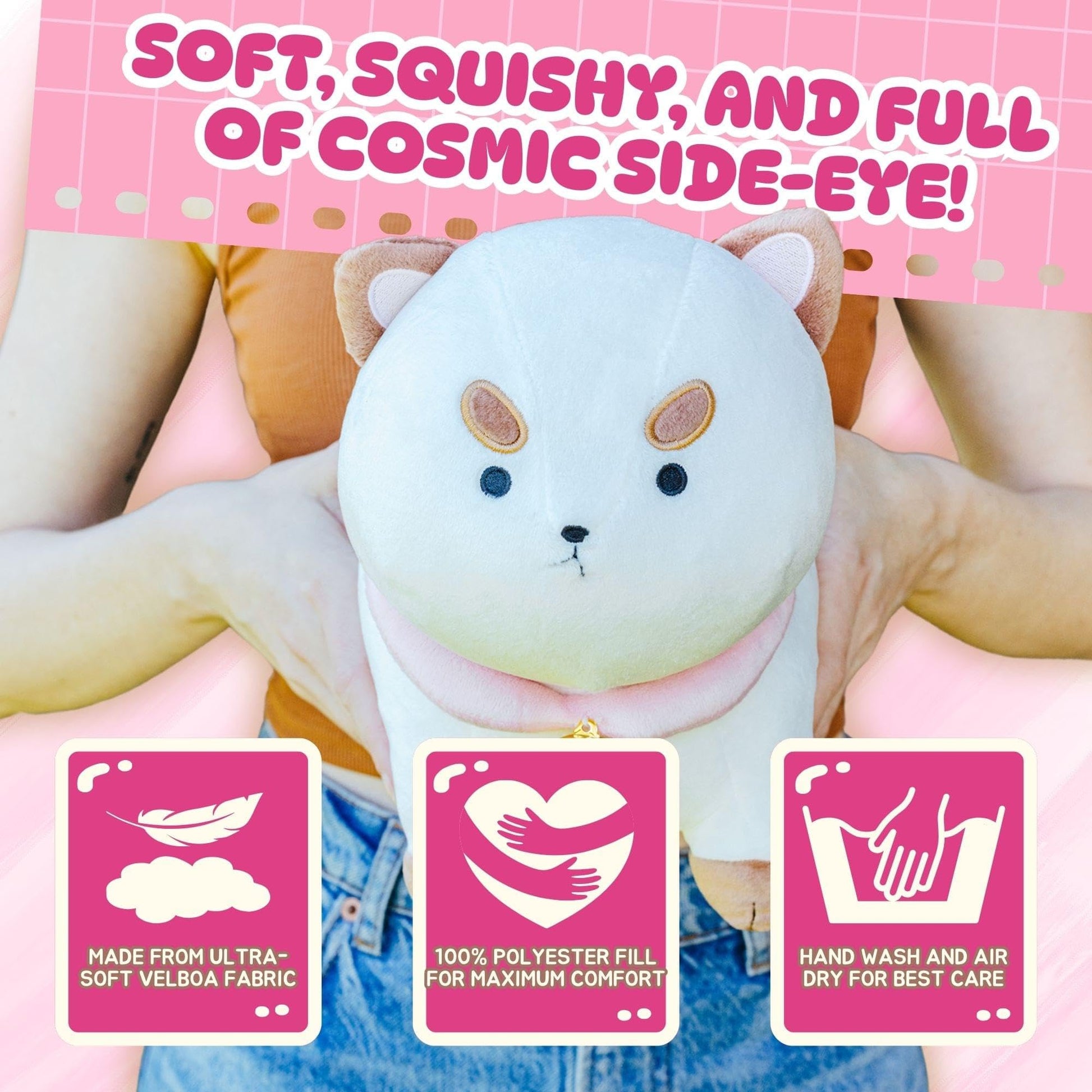 Toynk Bee and Puppycat 10-Inch Plush, Huggable Soft Stuffed Animal