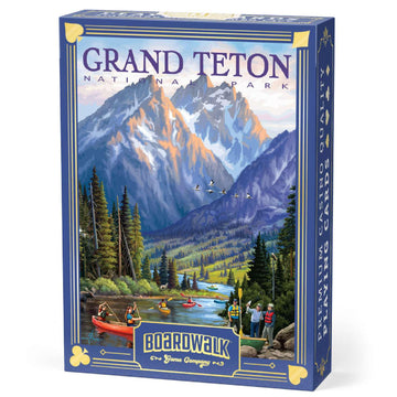 Boardwalk Puzzles Premium Featherlight Unique Playing Cards, Fun Themed Deck for Home and Travel | Grand Teton National Park