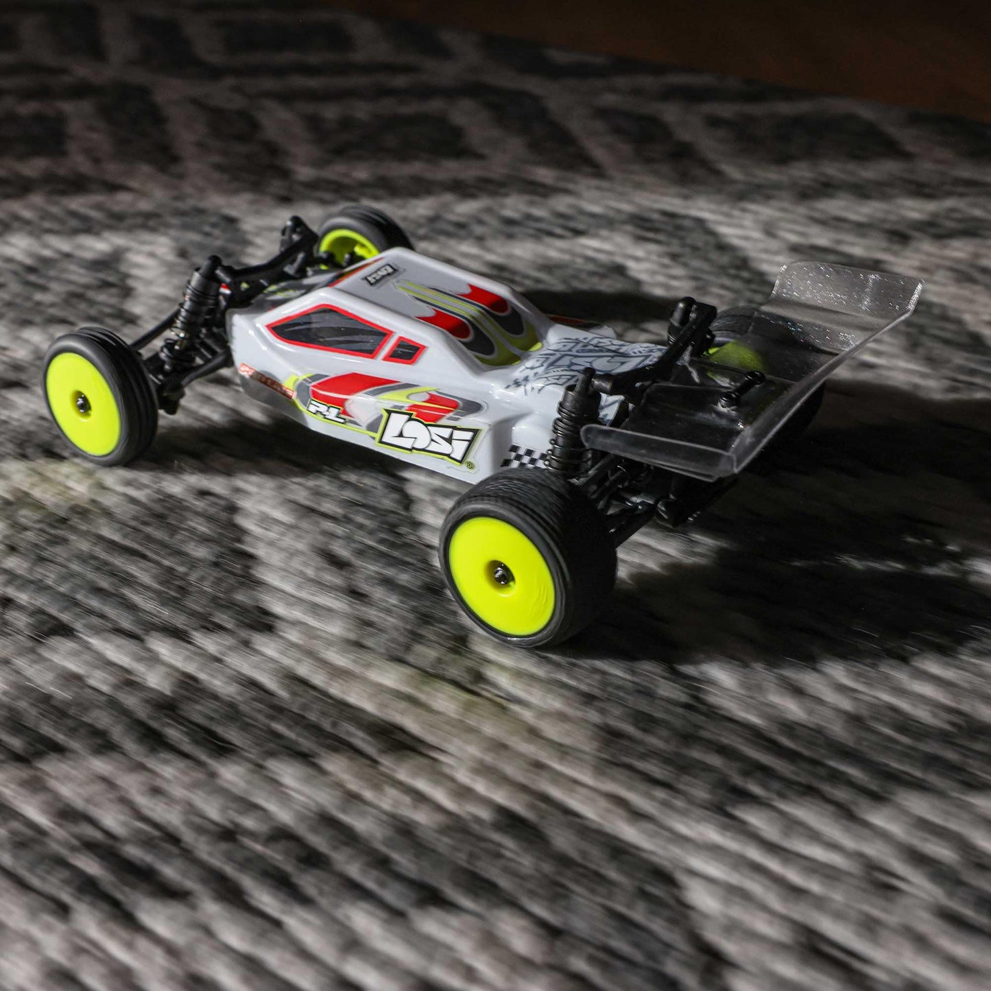 Losi Micro-B 2 Wheel Drive Buggy White RTR LOS00007T1