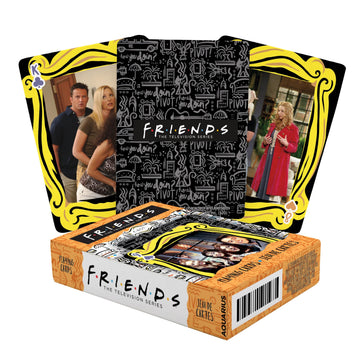 AQUARIUS Friends Cast Playing Cards - Themed Deck for Card Games - Officially Licensed Friends TV Show Collectibles, Orange