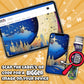 MicroPuzzles “City & Moon Scape” Mini Jigsaw Puzzle 2-Pack - 150-Piece Night-Skyline Travel 4×6 in Puzzle Gift | Made in USA | Small Business