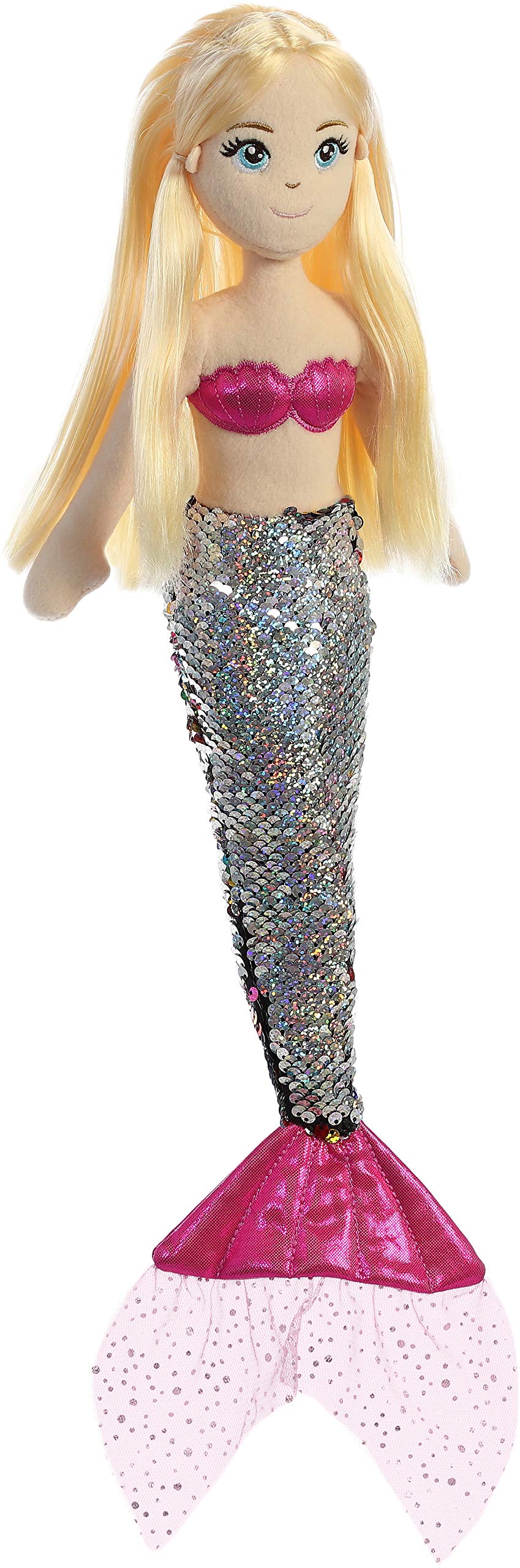 Aurora Sea Sparkles Sequin Sparkles 18" Isla Enchanting Stuffed Doll