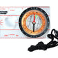 Outside Inside Explorer's Essentials Kit for Outdoor Adventures, Includes Binoculars, Compass, Flashlight and Whistle, Protective Carrying Pouch