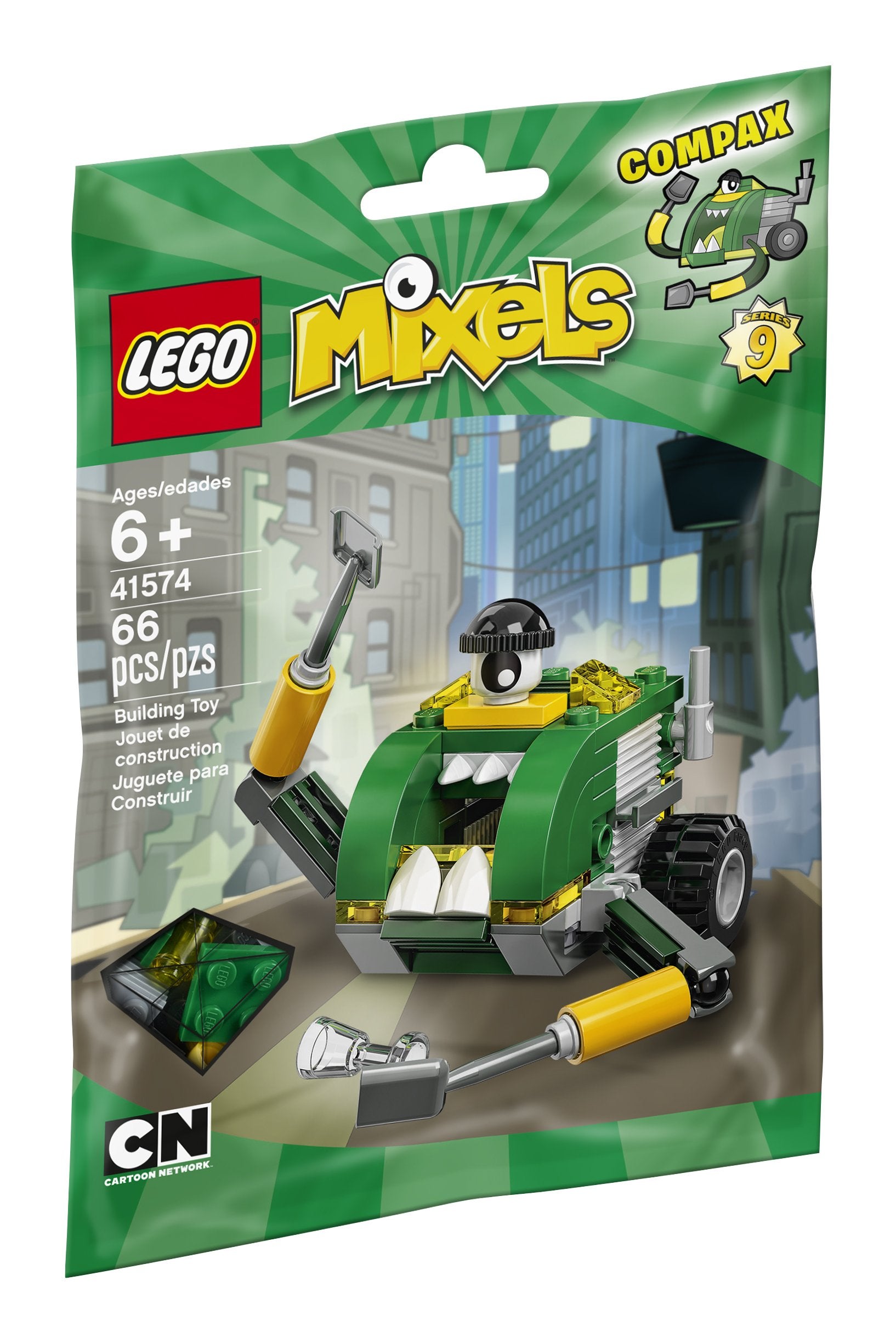 LEGO Mixels 41574 Compax Building Kit (66 Piece)