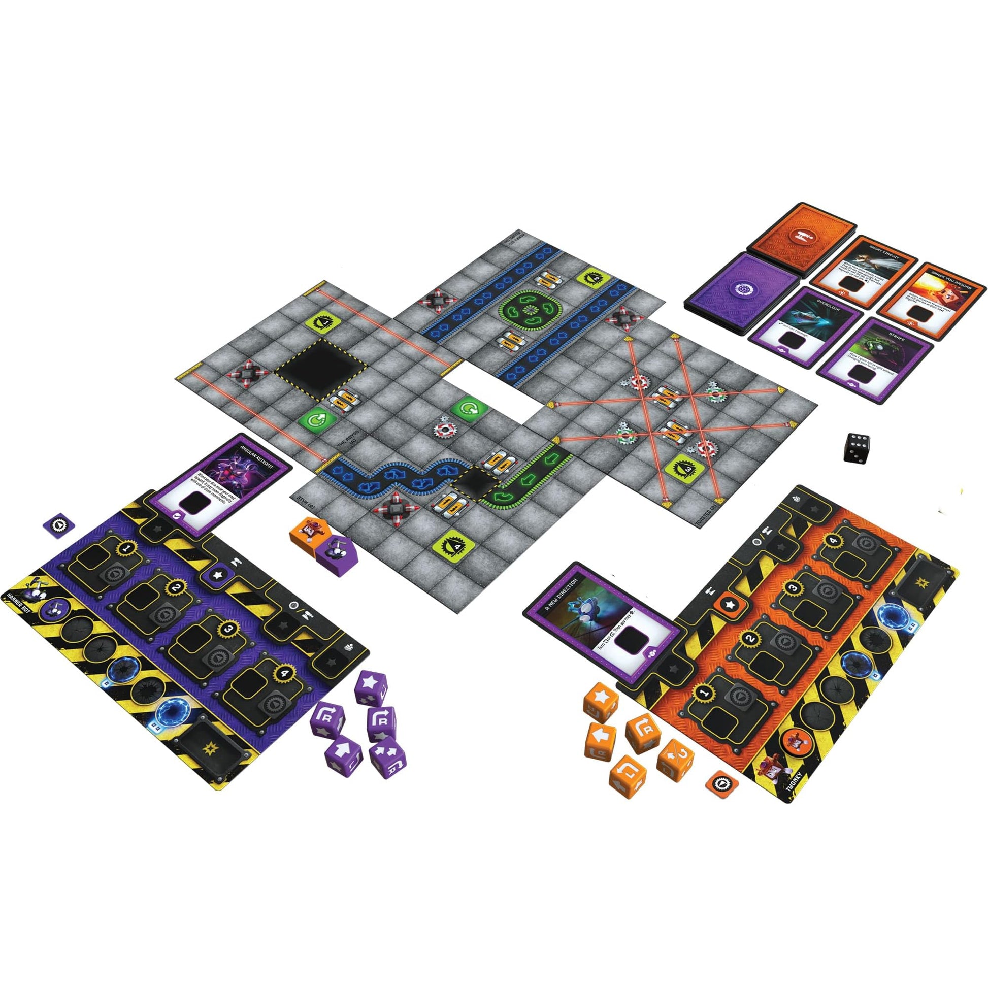 Renegade Game Studios Robo Rally Dice Board Game - Robot Racing Strategy, Competitive Multiplayer, 2-4 Players, 30-45 Min