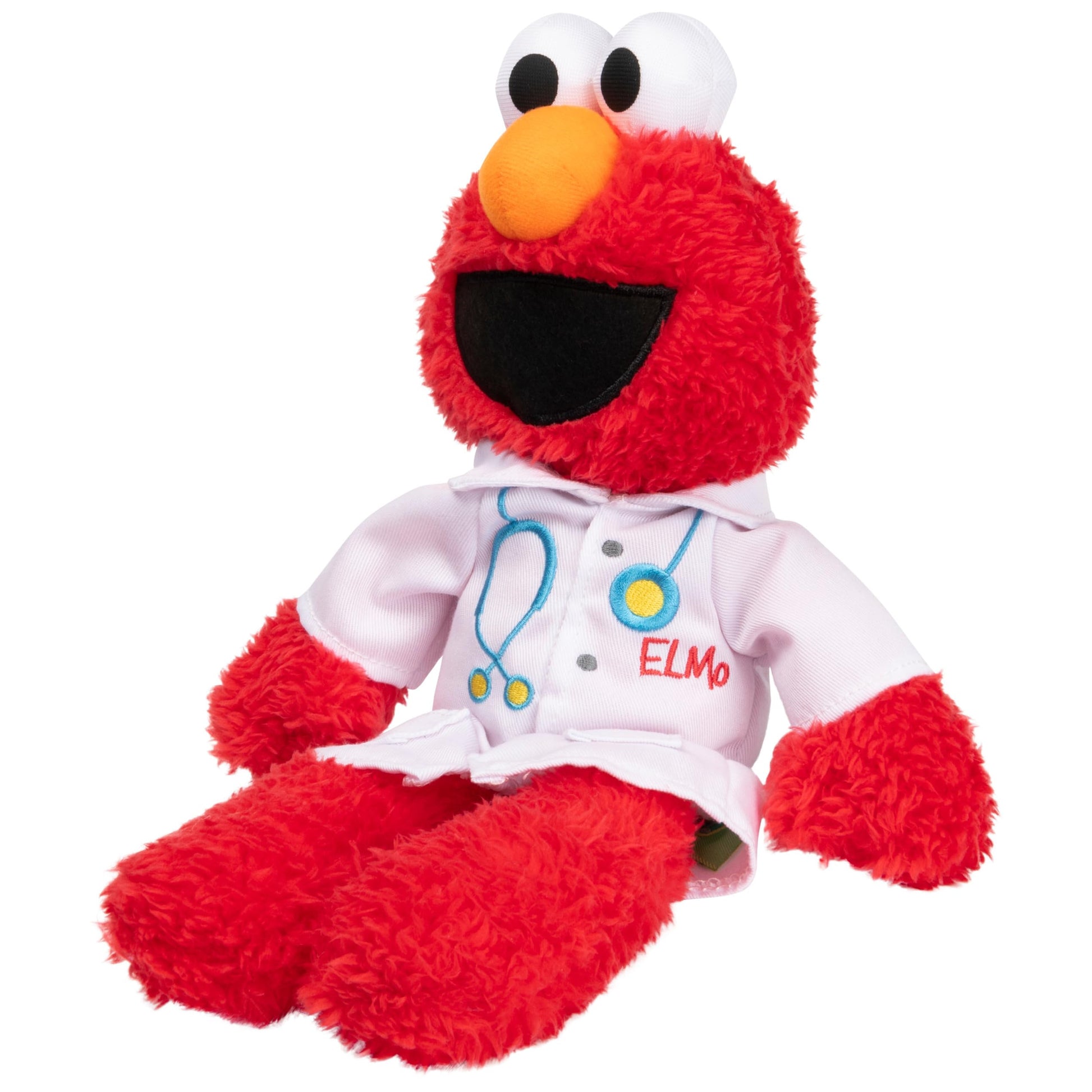 GUND Sesame Street Doctor Elmo Take Along Buddy 13-Inch Plush Toy; Ages 1+