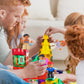 Magnetic Figures Set of 4-Toddlers Community Action Toy People, Magnetic Tiles Expansion Pack for Boys and Girls - Educational Stem Toys Add on Sets
