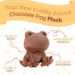 Kids Preferred Harry Potter Chocolate Frog Plush Stuffed Animal with Embroidered Details, Brown Minky Fabric, and Beans in Bottom, Hogwarts