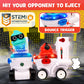 Force1 Flush Fighters Bumper Cars 2pk Mini Remote Control Cars for Kids - Fighting Toilet RC Car with LED Lights, Ejecting Figures, Sound Effects, 2