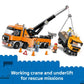 LEGO City Heavy-Duty Recovery Tow Truck with Crane Building Toy - Dump & Tow Truck Toys for Boys & Girls, Ages 8+ - Pretend Play Set for Kids - Gift