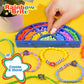 Rainbow Brite Jewelry Designer, Makes Over 20 Rainbow Friendship Bracelets, Includes Enamel Charms, Beads for Jewelry Making, Bead Storage Case