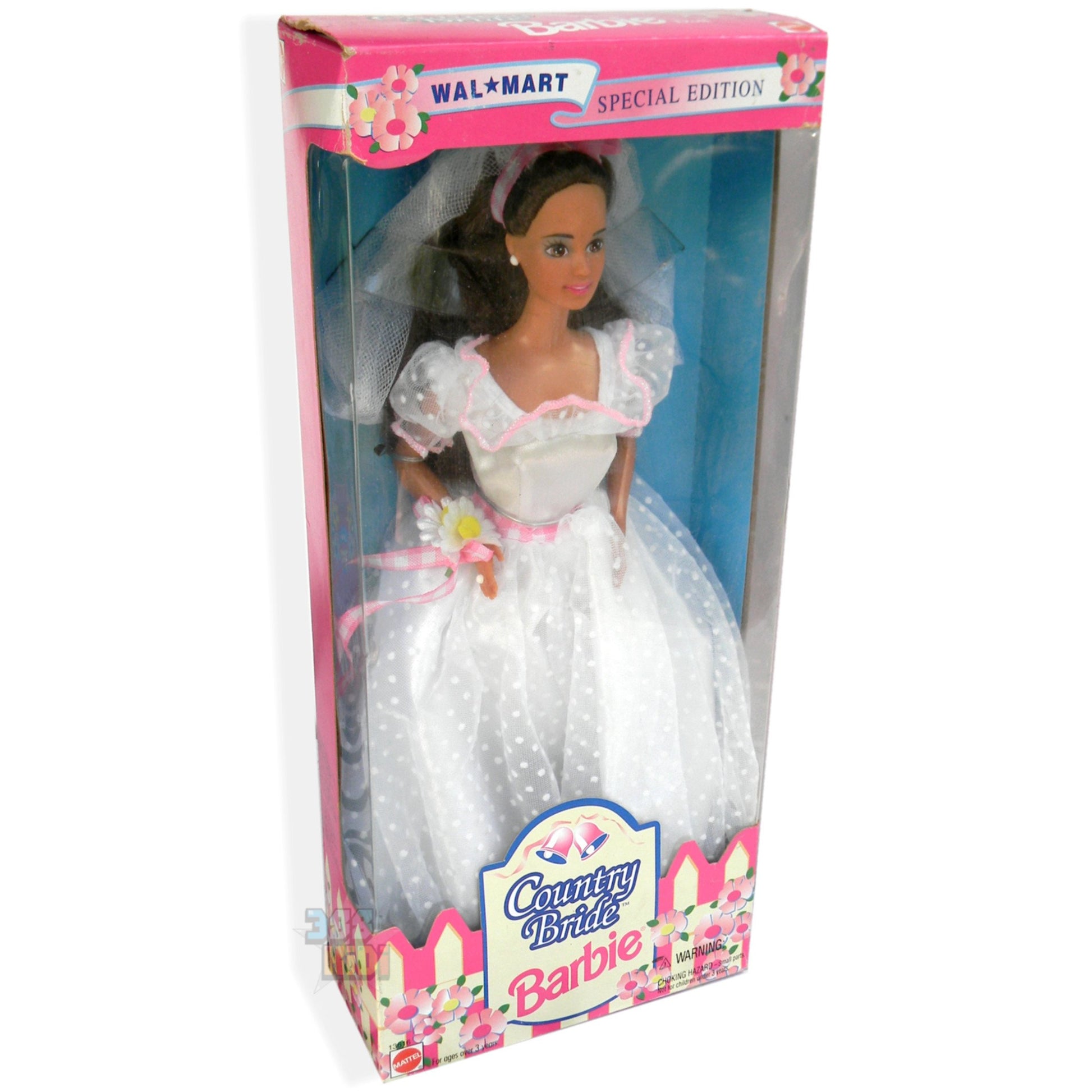Barbie Country Bride Doll (Brunette) Wal Mart Special Edition (1994)