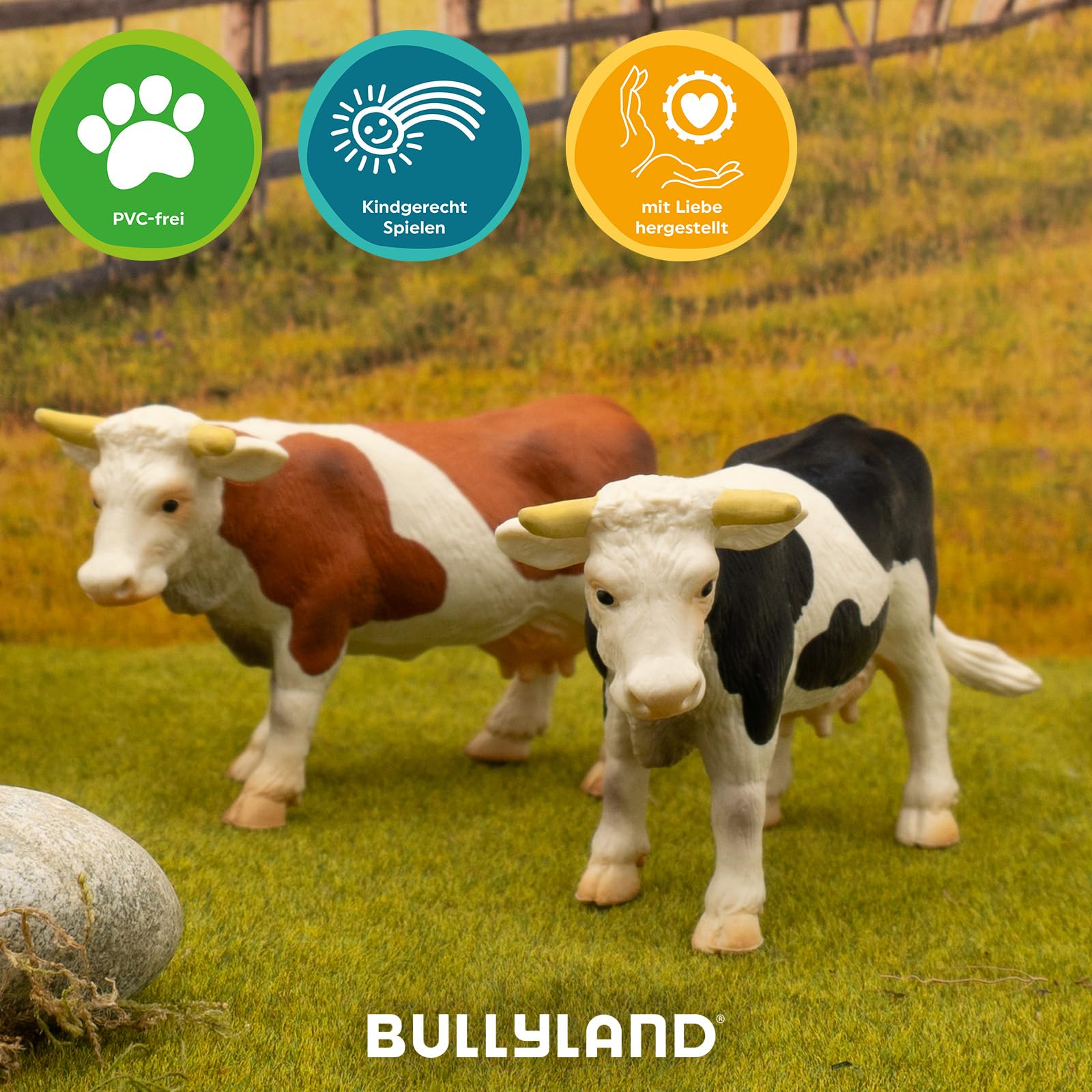 Bullyland Cow Fanny in Black/White Action Figure