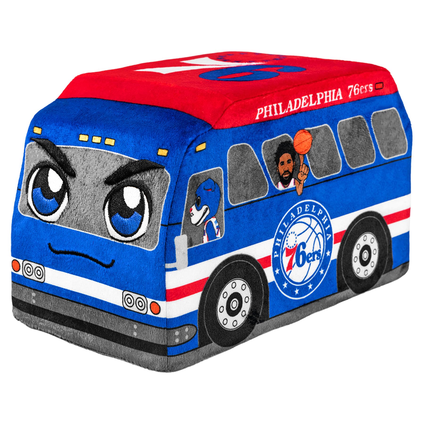 Bleacher Creatures Philadelphia 76ers Team Bus 8" NBA Kuricha Plushie - Soft Inspired Plush