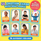 ThinkPsych Go Fish - Faces & Feelings Card Game Social Emotional Learning Game for Kids Ages 6+ | Teaches Emotions Through Play | 2-6 Players | Home