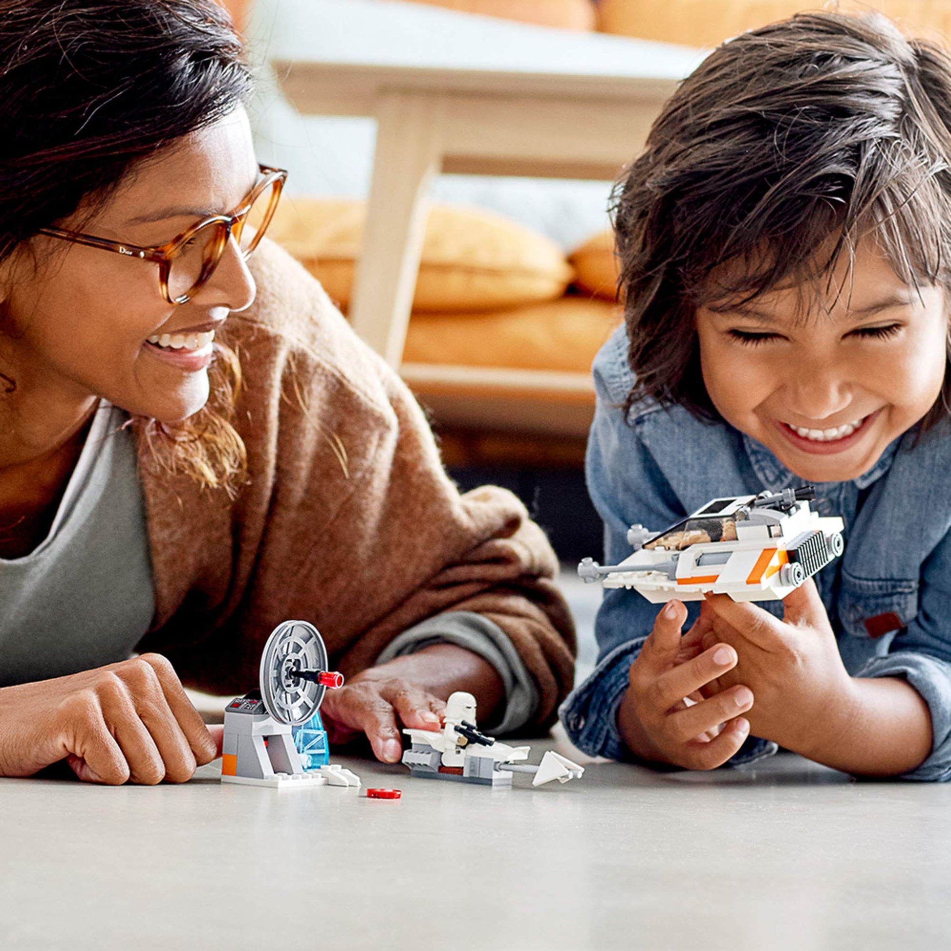 LEGO Star Wars Snowspeeder 75268 Starship Toy Building Kit; Building Toy for Preschool Children Ages 4+ (91 Pieces)