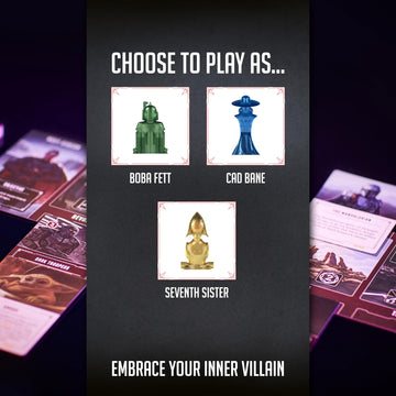 Ravensburger Star Wars Villainous - Scum and Villainy Strategy Board Game - Join Boba Fett, Seventh Sister, or Cad Bane in This Stand-Alone, or Expand
