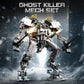 HIGH GODO Ghost Killer Mech Robot Transforming Building Blocks Set for Adults, City Warrior Justice Hero Soldier Mech Model Building Kit, Cool