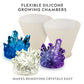 National Geographic Mega Crystal Growing Kit with 6 Crystals for Kids 8-12