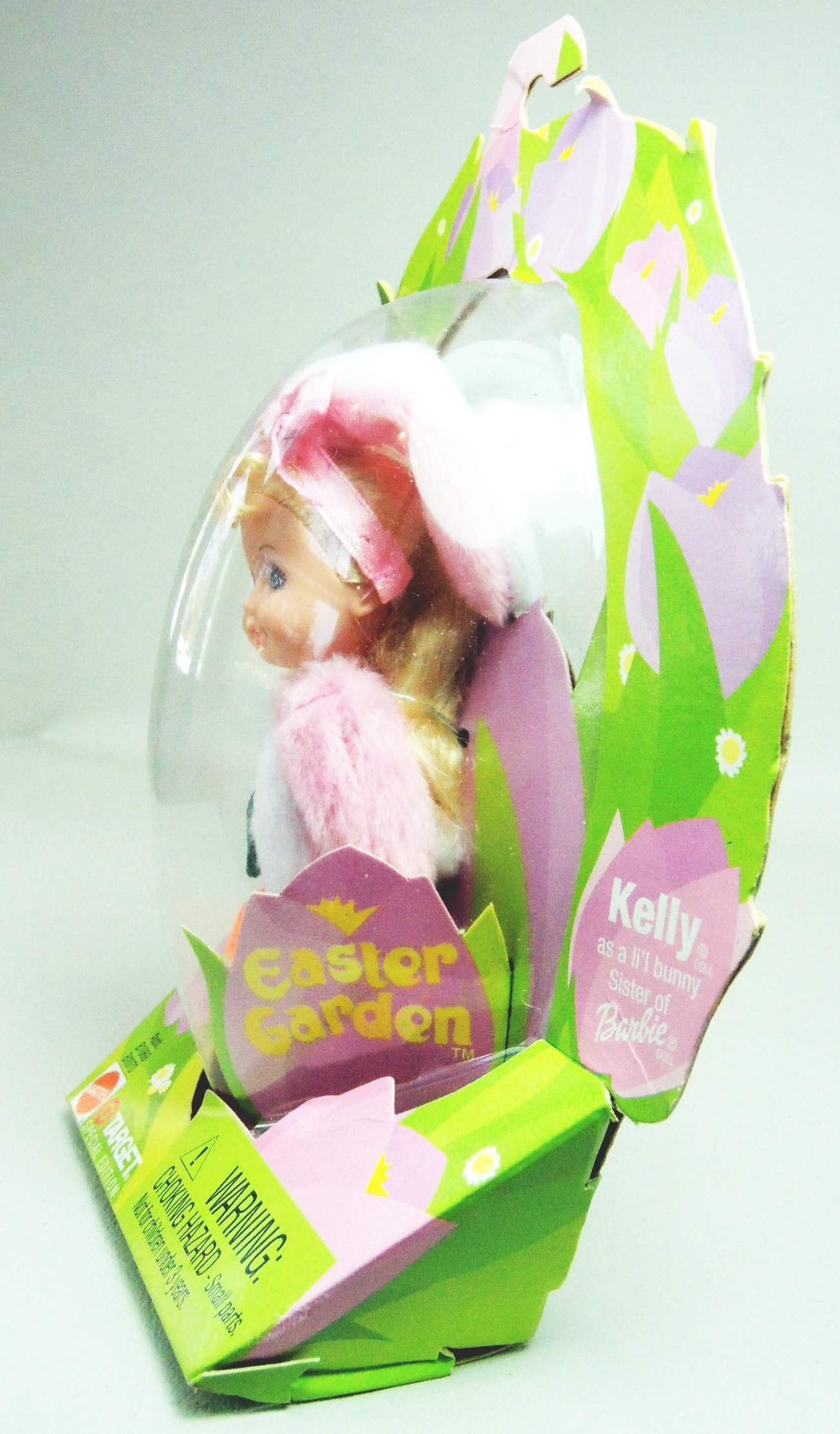 2002 Mattel Easter Garden Kelly in Pink Bunny Suit