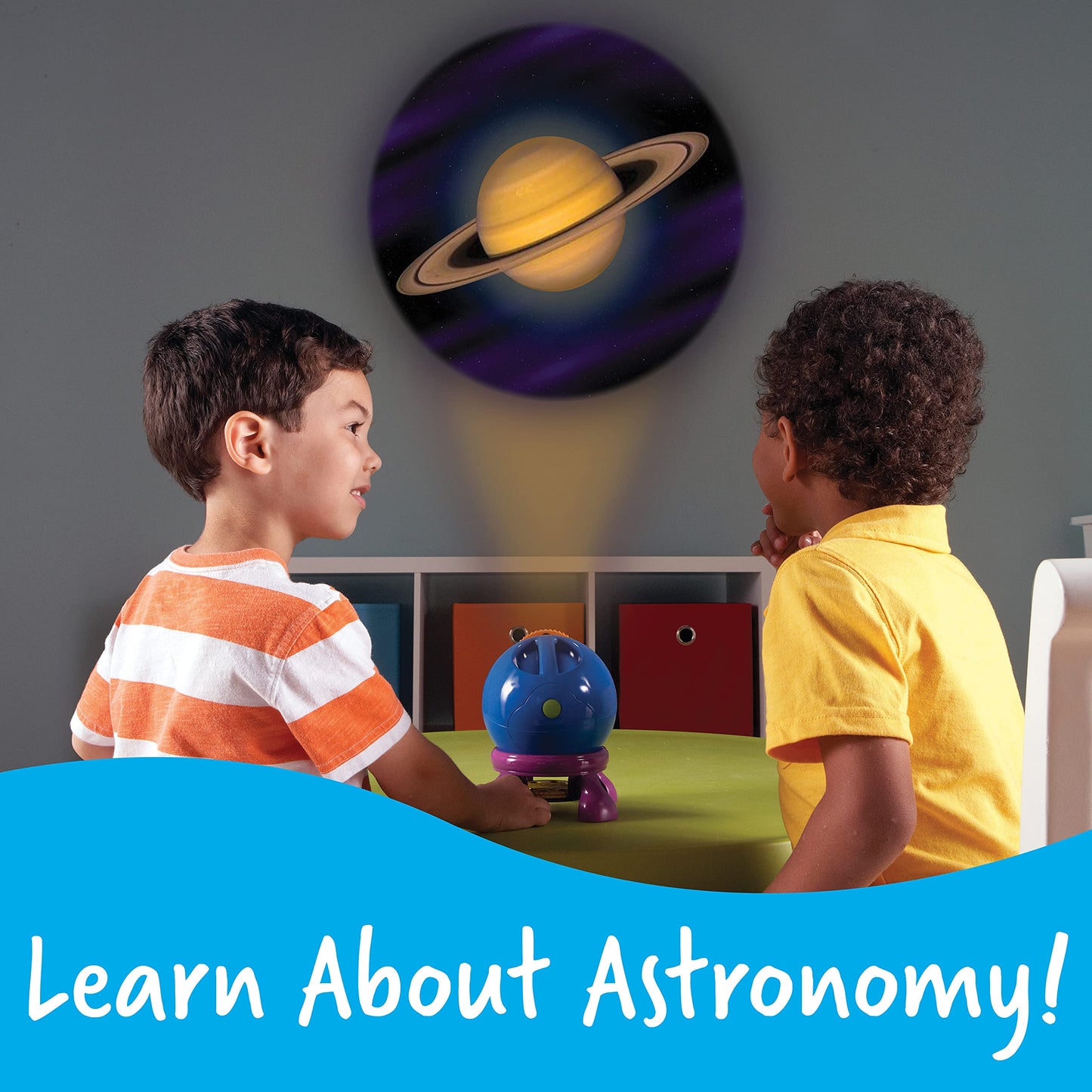 Learning Resources Shining Stars Projector - Space and Planets Exploration for Kids, Astronomy Toys, Toddlers Stargazing Toy, Glow in the Dark Stars
