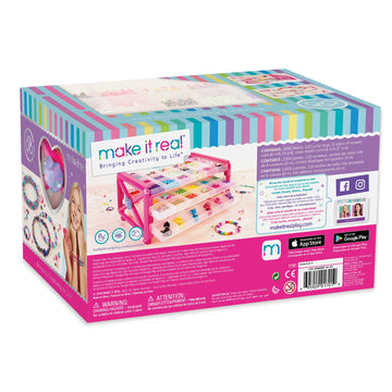 Make It Real - Ultimate Bead Studio. DIY Tween Girls Beaded Jewelry Making Kit. Arts and Crafts Kit Guides Kids to Design and Create Beautiful