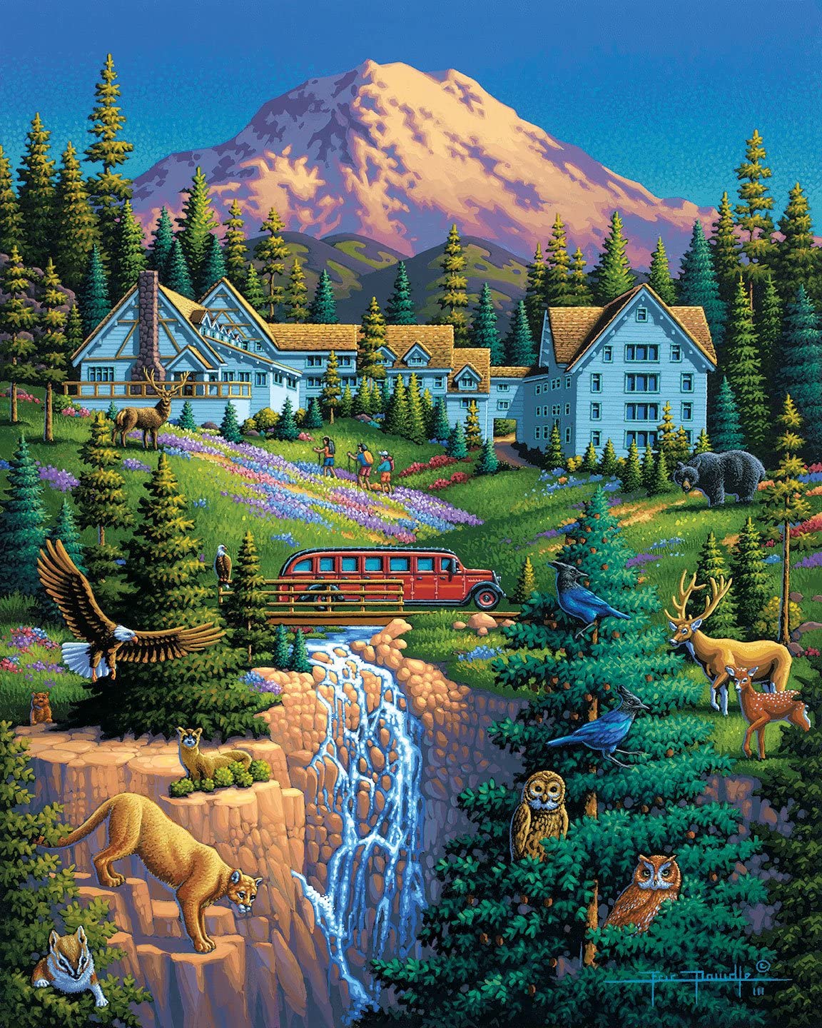 Dowdle Jigsaw Puzzle - Mount Rainier National Park - 500 Piece