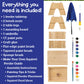 MindWare Make Your Own (MYO) Squirrel Feeder Craft Kit for Kids - Includes Wood Pieces, Paint, Brushes, Instructions and More