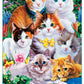MasterPieces 300 Piece EZ Grip Jigsaw Puzzle - Purrfectly Adorable - 18"x24"