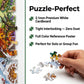 NiceGo 1000 Piece Jigsaw Puzzle for Adults - Enchanted Four Seasons Forest | Whimsical Felt Art Mushrooms, Hedgehog & Wildlife | 27.5"x19.7" |