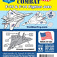 TimMee Plastic Army Men Combat Fighter Jets - 4pc White Airplanes Made in USA