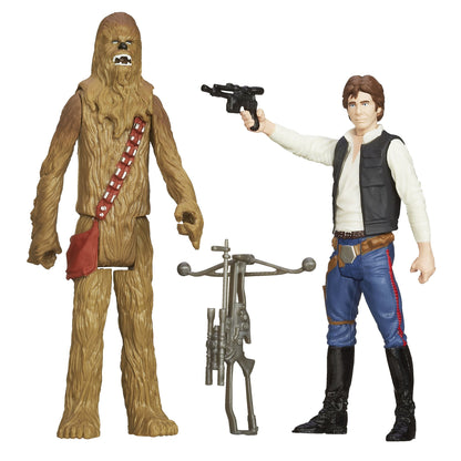 Star Wars Episode 4 Han Solo Chewbacca Action Figure