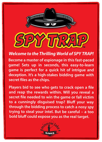 SPY Trap: Welcome to the Thrilling World of Espionage! Bluff Your Way Through a high Stakes Bidding Game. Crack Open a File to Reap the Rewards but