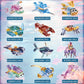 YCJZXMS 12 Piece Set of Marine Animal Building Blocks, Suitable for Goodie Bags, Stocking Stuffer, Classroom prizes, Birthday Gifts, Boys' and Girls'
