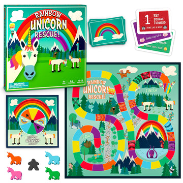 Rainbow Unicorn Rescue - Board Game for Kids Ages 4-8, Fun Family Board Games, Games for 4+ Year Olds, Kids Games for 4+ Year Old Birthday Gift