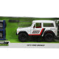 Jada Just Trucks 1:24 1973 Ford Bronco Bridgestone Die-Cast Truck & Tire Rack, Toys for Kids and Adults(White/Red)