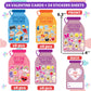 Valentine Cards with Stickers for Kids, Lets Stick Together Valentine Card, Classroom Valentines Exchange Cards, Valentine Day Cards for Toddlers