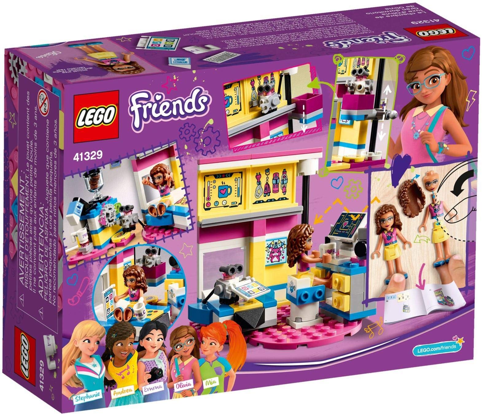 LEGO Friends Olivia’s Deluxe Bedroom 41329 Building Set (163 Piece)