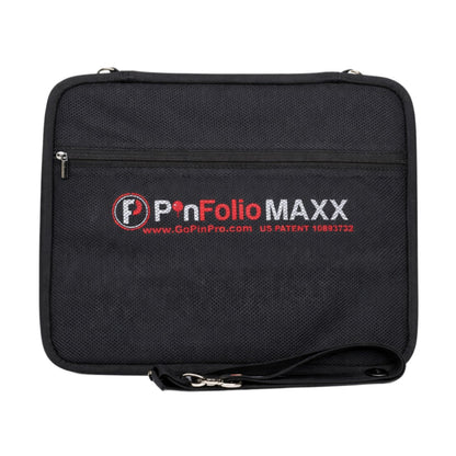 PinFolio Maxx Pin Display Storage Book - Slim Pin Book for Disney Pins & Enamel Pins | Holds 120 1" Pins (Black)